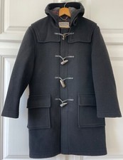 Duffle coat London Tradition noir à capuche Baron of Piccadilly Taille 38 UK