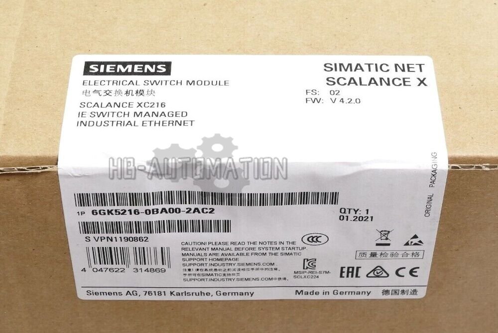 その他 S 1PCS SIEMENS SIMATIC NET SCALANCE XC216 6GK5216-0BA00-2AC2
