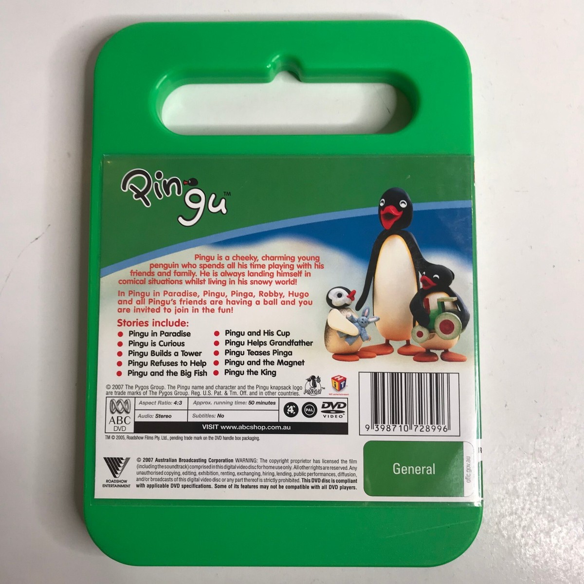 Pingu 2007 DVD ( Pingu In Paradise ) Carry Handle Case | eBay UK