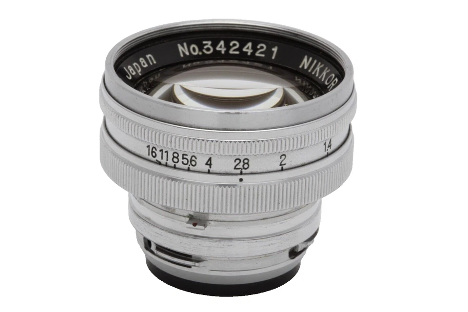 Lente Nikon 5 cm (50 mm) f1,4 Nikkor-S.C Nippon Kogaku en montura Nikon S #45791 Foto 3 de 4