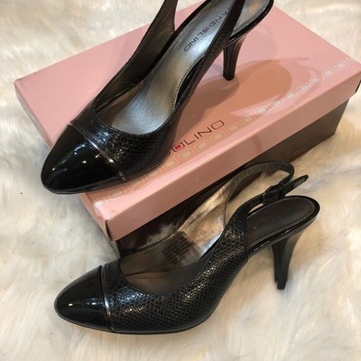 Bandolino Nekesh Black Slingback Pumps 