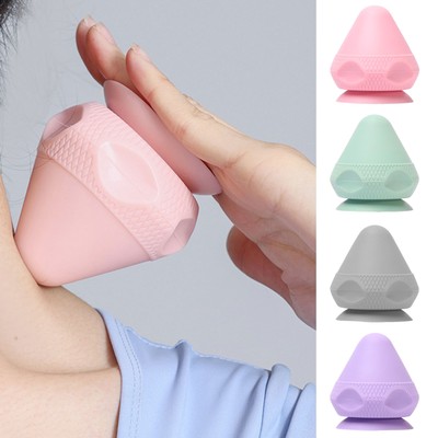 Adsorption fascia ball pyramid creative design foot back massage ball