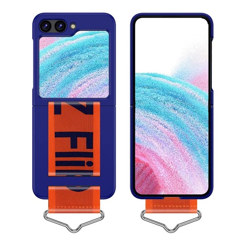For Samsung Z Flip 7 6 Matte Thin Ring Wristband Grip Case Belt Hard Back Cover - 第 22/27 張圖片