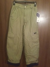 Faded Glory Boys Adjustable Waist Straight Leg Cargo Pants size 12