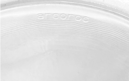 3 Arcoroc France CLEARBROOK Swirl Textured Clear Glass 7.75" Salad Plate MINT - Picture 6 of 6