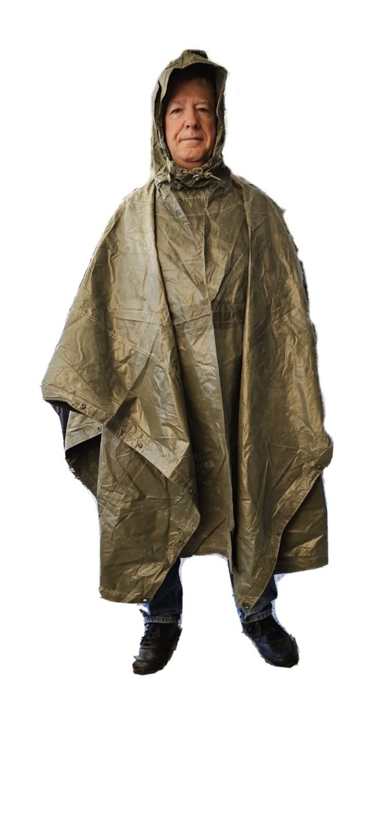 ＊haruPARM＊ 　ROUND MILITARY PONCHO Vintage Rubberized OD Poncho | eBay