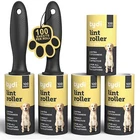 Lint Roller Clothes Pet Hair Remover Cat Dog Sticky Refill Carpet Fur Fluff