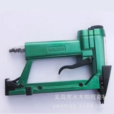 New Pneumatic Staples Gun Air Stapler for Photo Frame Slice Nails Picture Frame，