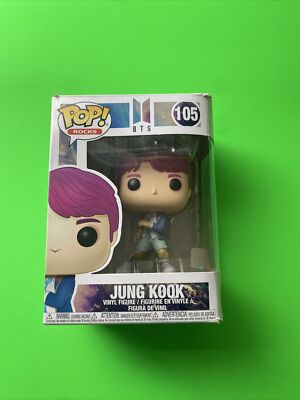 Funko Pop! #105 BTS Jung Kook Vinyl Figure Pink Hair with Box A1