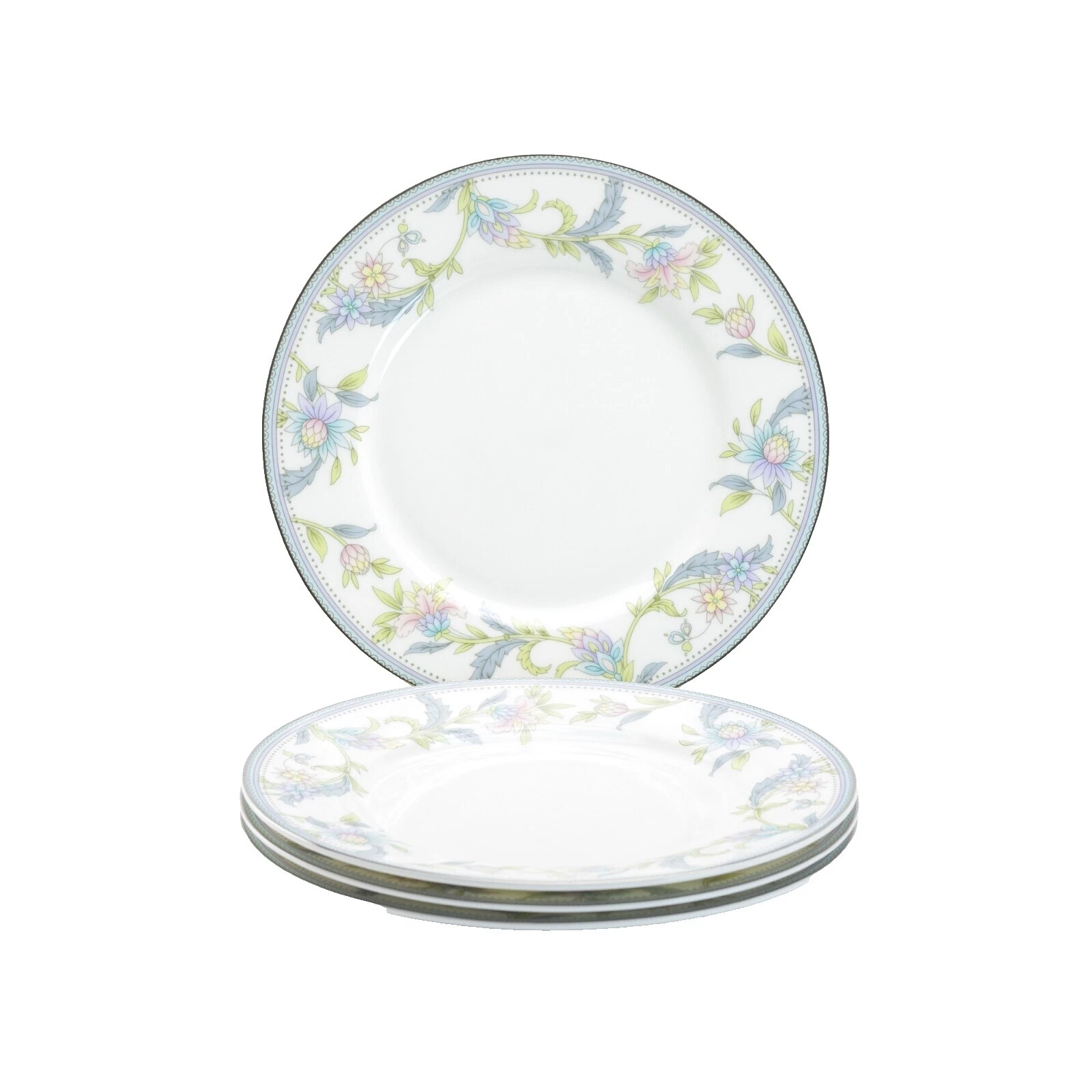 Plato de Ensalada de Flores de China de hueso Placas De Vajilla