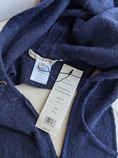 VERONICA BEARD Dickey Jacket Insert Women Navy Blue Wool Hoodie KYRA NWT
