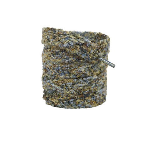 Einlagige bunte Mohair Schnürsenkel Mode Plüsch Retro Farbe Punkte Seil - Picture 16 of 16