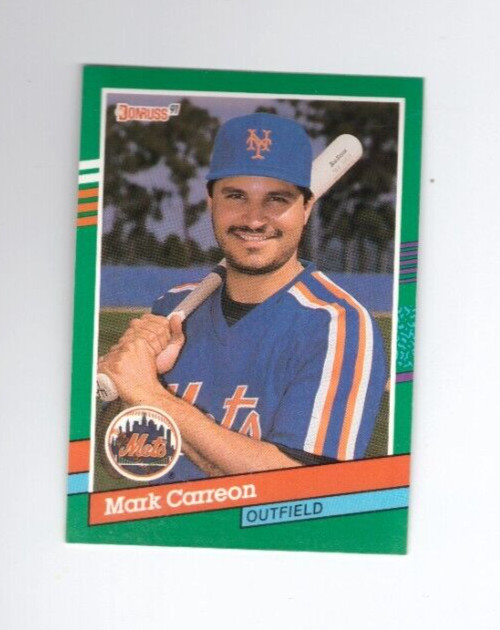 1991 Donruss Baseball Card #731 Mark Carreon Mets