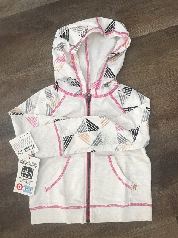 Toms X Target Girls Hoodie 6/6x