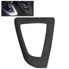 Suede Alcantara Gear Shift Knob Panel Base Cover Fits 12-18 F30 328i 335i LHD