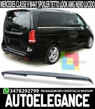 Mercedes Classe V W447 Heckspoiler Dach Look Sport ABS Schwarz Glänzend