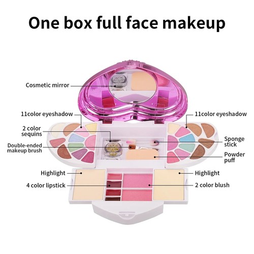 Multi Use All in One Gift Box Makeup Kit Full Sets Women Face Eye Shadow Brush