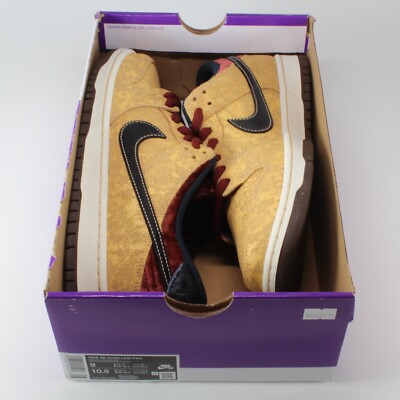 Nike SB Dunk Low Pro 'City of Cinema' Gold Red FZ1278-200 Men's