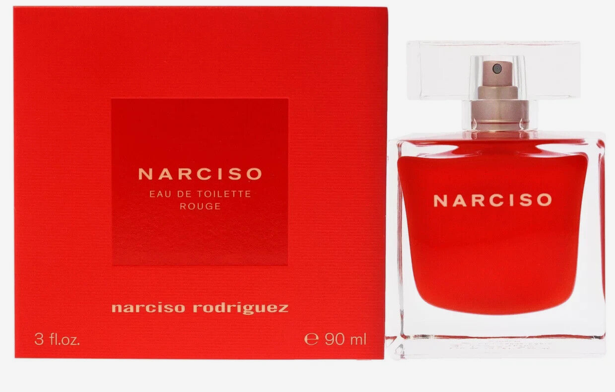 NARCISO RODRIGUEZ NARCISO ROUGE EAU DE TOILETTE SPRAY 3.0 Oz / 90