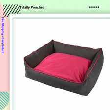 Totally Pooched Explore Bolster Dog Bed, Pink, Small