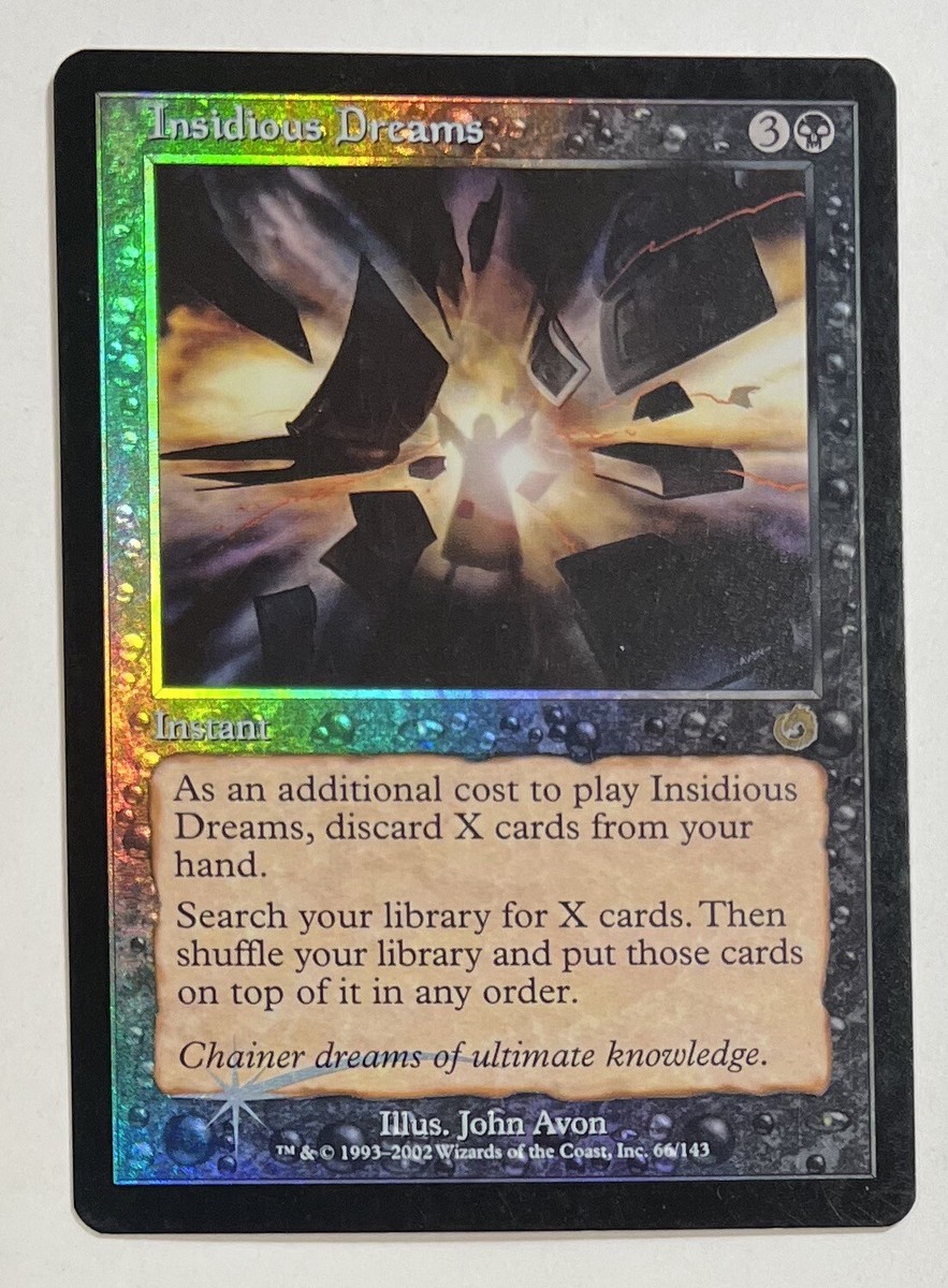 マジック：ザ・ギャザリング - 腹黒い夢/Insidious Dreams Foil【MTG トーメント レア】 マジック：ザ・ギャザリング - 腹黒い夢/Insidious Dreams Foil