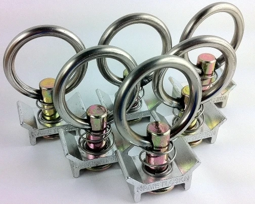 IAPYX 6x Zurring Fitting Zurröse Flugöse Endbeschlag 1800kg Airlineschiene Zurrschiene