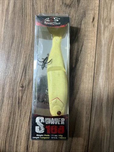 River2sea SWaver 168s Swimbait  Fishing Bone Glidebait Big Bass pl-sw168S/09