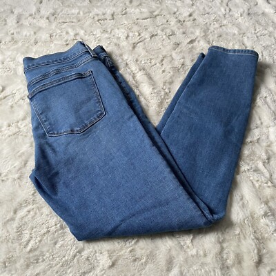 J. Crew Women's Size 27 Blue 8'' Mid Rise Skinny Jeans