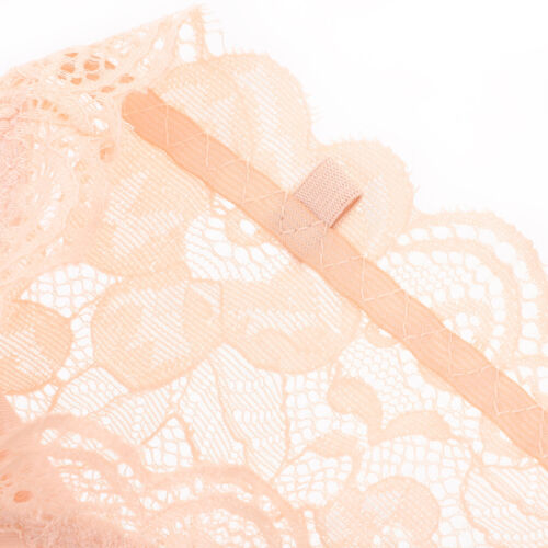 3 pezzi pizzo mezzo cami donna pizzo floreale elasticizzato senza spalline vedi reggiseni comfort per - Foto 2 di 11