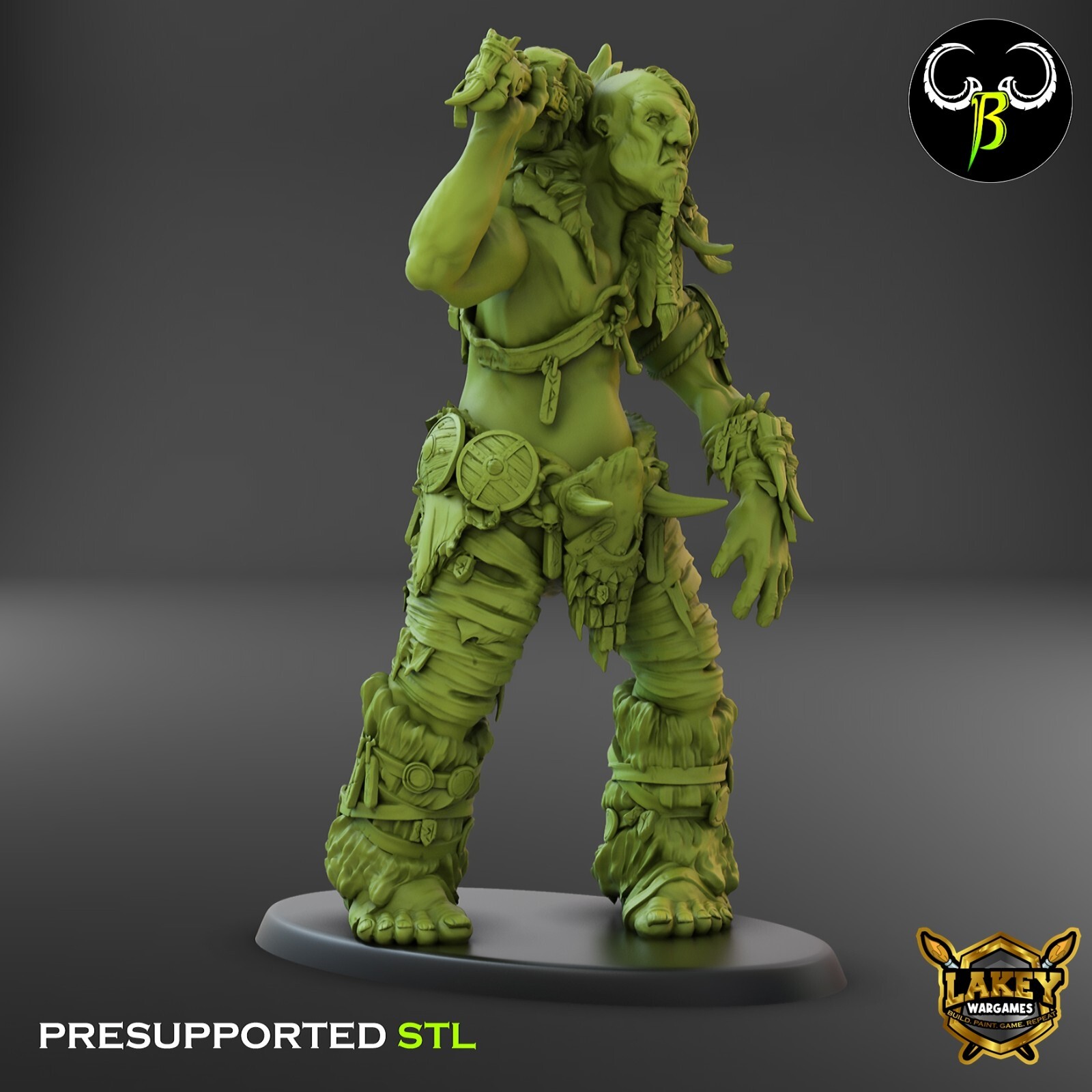 Peak Wanderer (B) | Giant | 3D Printed Miniature | Clay Beast Creation |