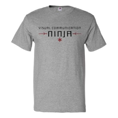 Visual Communication Ninja T shirt Funny Tee