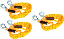 # 3x Abschleppseil 5000kg Seil 3,5m Pannenhilfe Auto Zugseil LKW KFZ 5t Gurt Tau