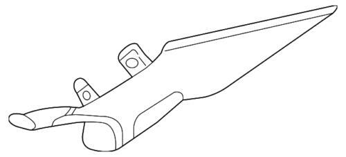 Panel de recubrimiento del cuarto trasero derecho para Ford Lincoln MKZ 2006-2012 (N/P 9E5Z-5452018-BC)