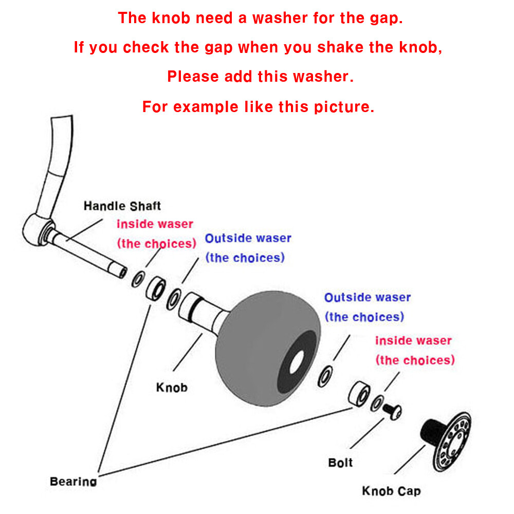 Fishing Reel Washer Kit 0.1mm Knob Gear Washers Collar Pad eBay