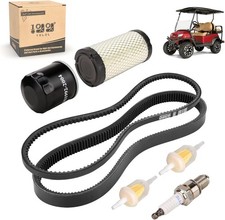 10L0L Golf Cart Tune Up Kit with Drive Belt Starter Generator Belt for Club Ca
