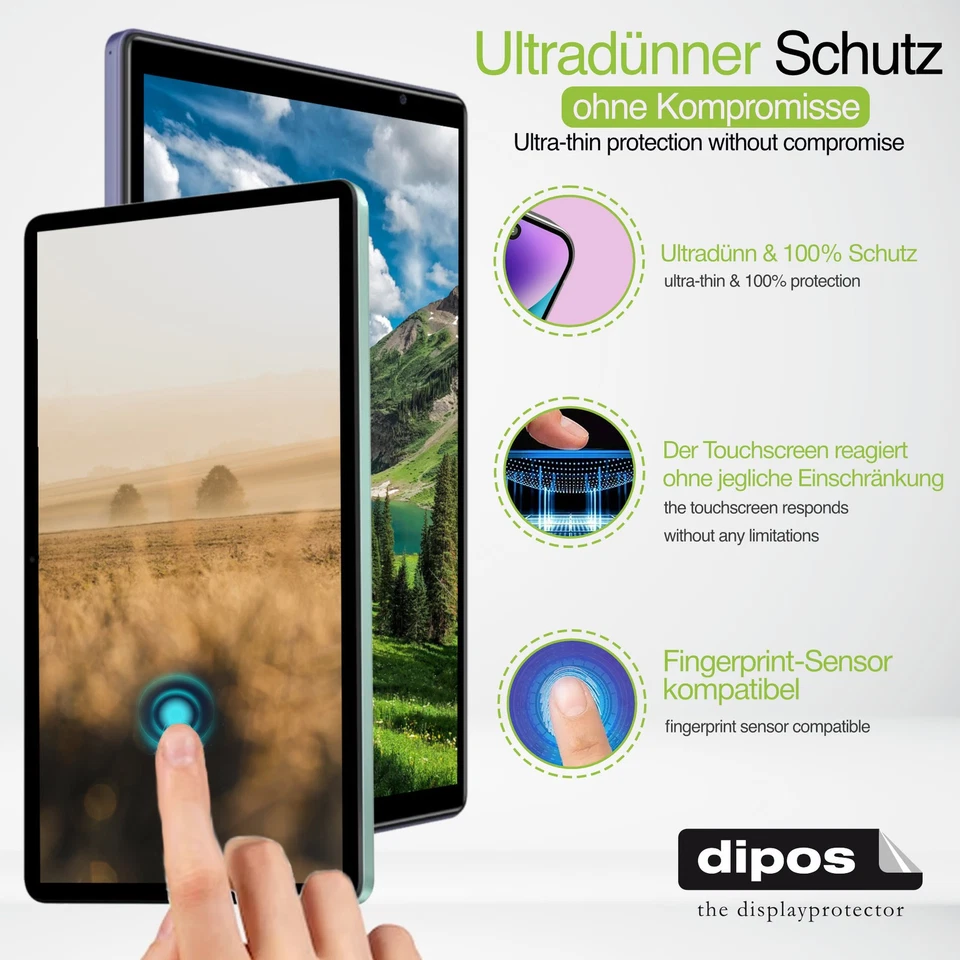 2x Screen Protector for Chuwi Hi10 XPro Protection Anti Glare dipos - Image 3 of 4