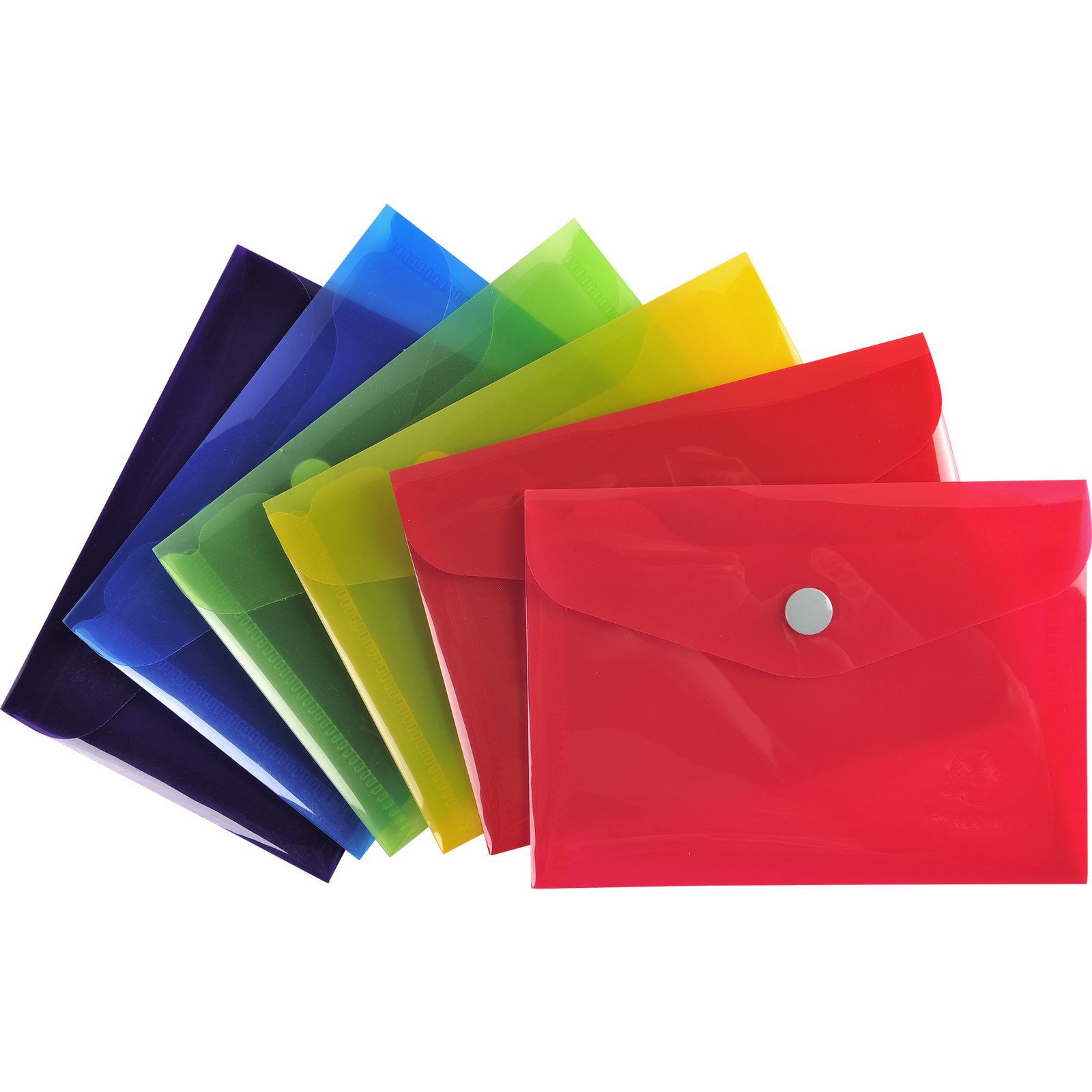 Exacompta chemise plastique A4 avec bouton pour rangement et archivage de documents