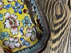 Vintage Chinese Enameled Metal Trinket Tray Floral Butterflies “CHINA” 2.5” — photo 8