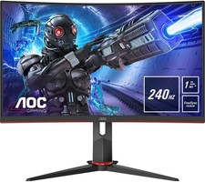 AOC C32G2ZE/BK Full HD 31.5" Curved WLED Gaming Monitor - BOX DAMAGE