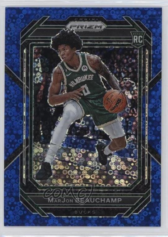 2022-23 Panini Prizm Fast Break Blue Prizm 40/150 MarJon Beauchamp #268 8d9