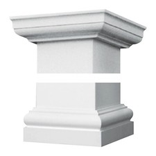 Dixie Pacific 6" Sq F/G Cap/Base Set