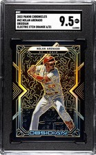 2022 Panini Chronicles #42 Nolan Arenado Obsidian SGC 9.5 Mint+ Etch Orange /31
