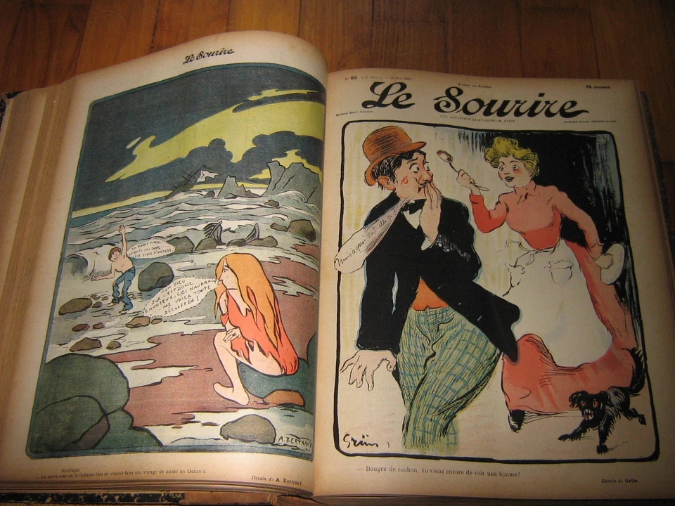reliure complete de la revue le sourire de 1901 - Photo 4/4