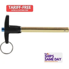 Allstar ALL60314, One Quick Release Pin 3/8in x 3in Steel Yellow Zinc Performanc