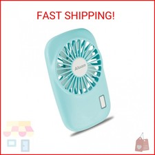 Aluan Handheld Mini Fan Powerful Small Personal Portable Speed Adjustable USB Re
