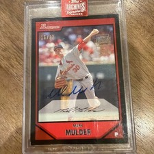 2023 Archives Signature Series /37 Mark Mulder (2007 Bowman) Buyback Auto