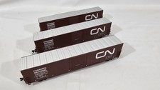 Set 3 vagoni box scala HO nazionale canadese SPEDIZIONE GRATUITA