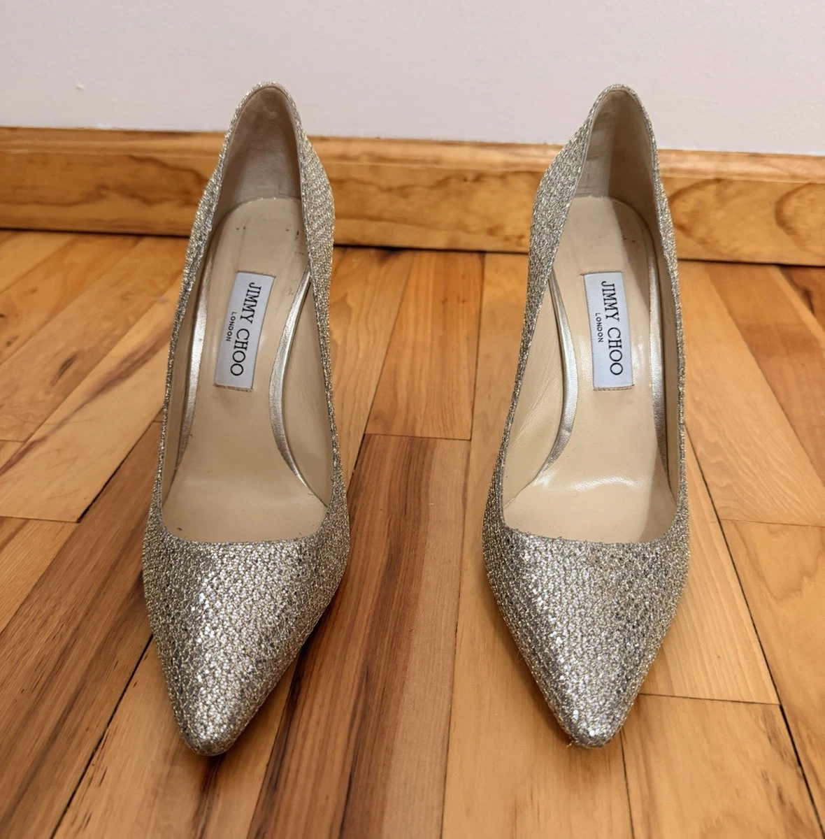 Jimmy Choo Stiletto Silver Heels for Women for sale | eBay