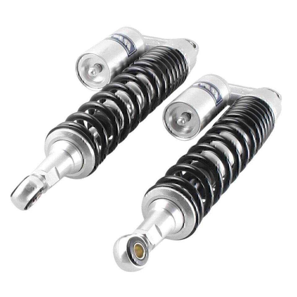 400mm Air Shock Absorbers Adjustable for Yamaha ATV Banshee Honda Alu Black Pair - Image 4 of 4