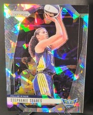 2024 Panini Prizm WNBA Cracked Ice #47 STEPHANIE SOARES Dallas Wings
